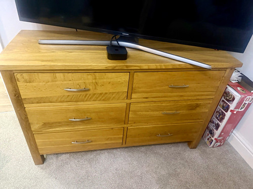 Drawer wooden chest of - 6,