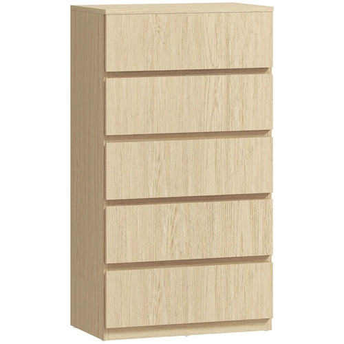 Homcom drawer chest of - 5-drawer,