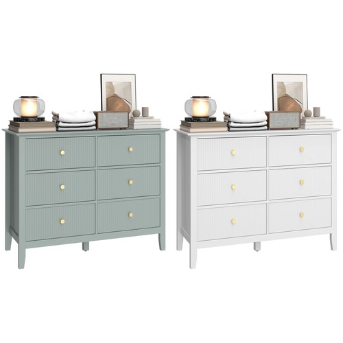 Homcom drawer chest of - homcom, 6