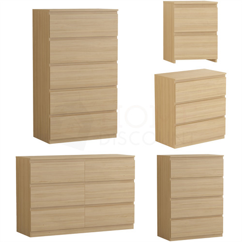 Modern pine chest - chest, drawers