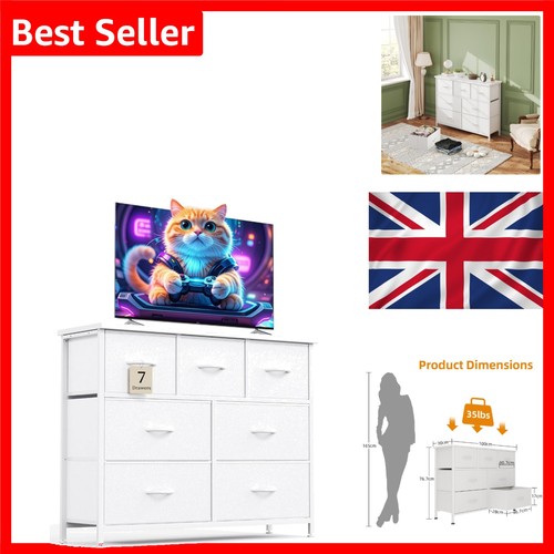 White chest drawers - chest,