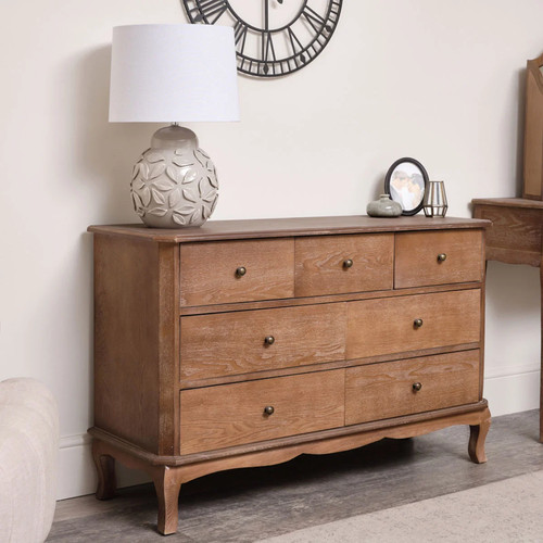 Drawer wooden chest of - 7,