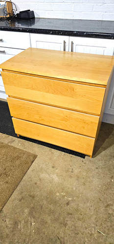 Light wood drawer - 3, chest
