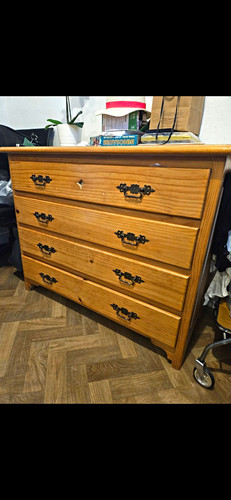 Solid wood pine drawer - pine, 4