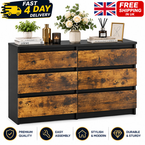 Drawer chest drawers wide - 6, of