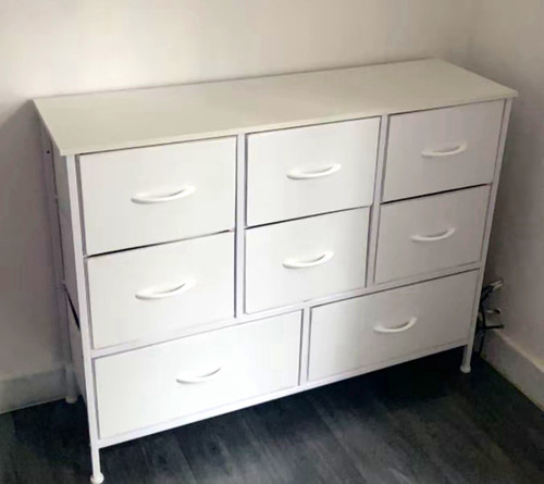 White drawer chest of - drawer,