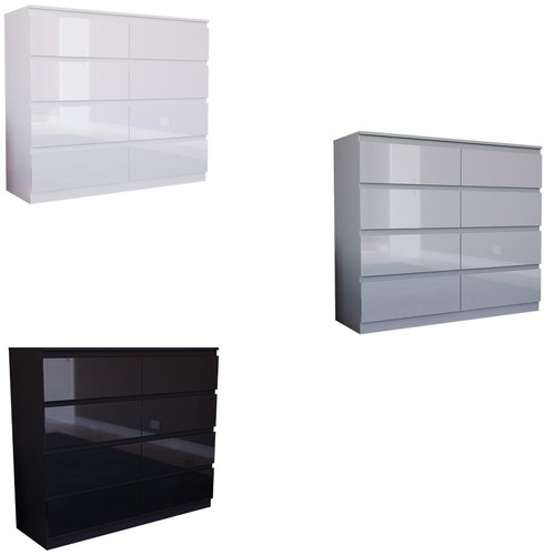 Modern gloss drawer chest - drawer,