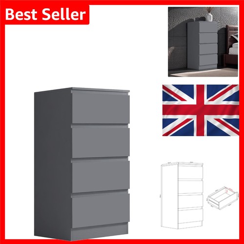 Matt dark grey modern - dark,