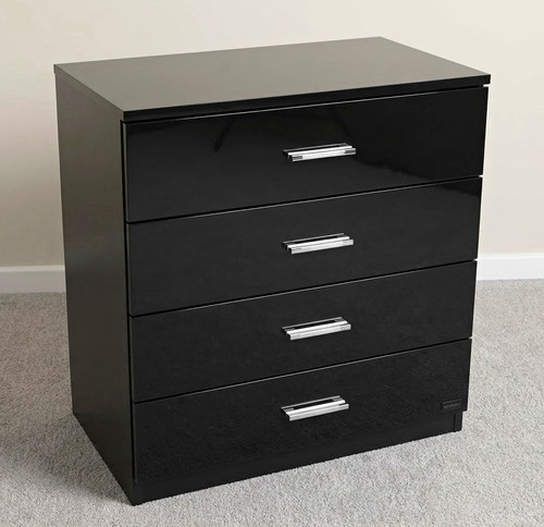 Black freestanding drawer - black,