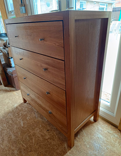 Large quality drawer oak - 4,